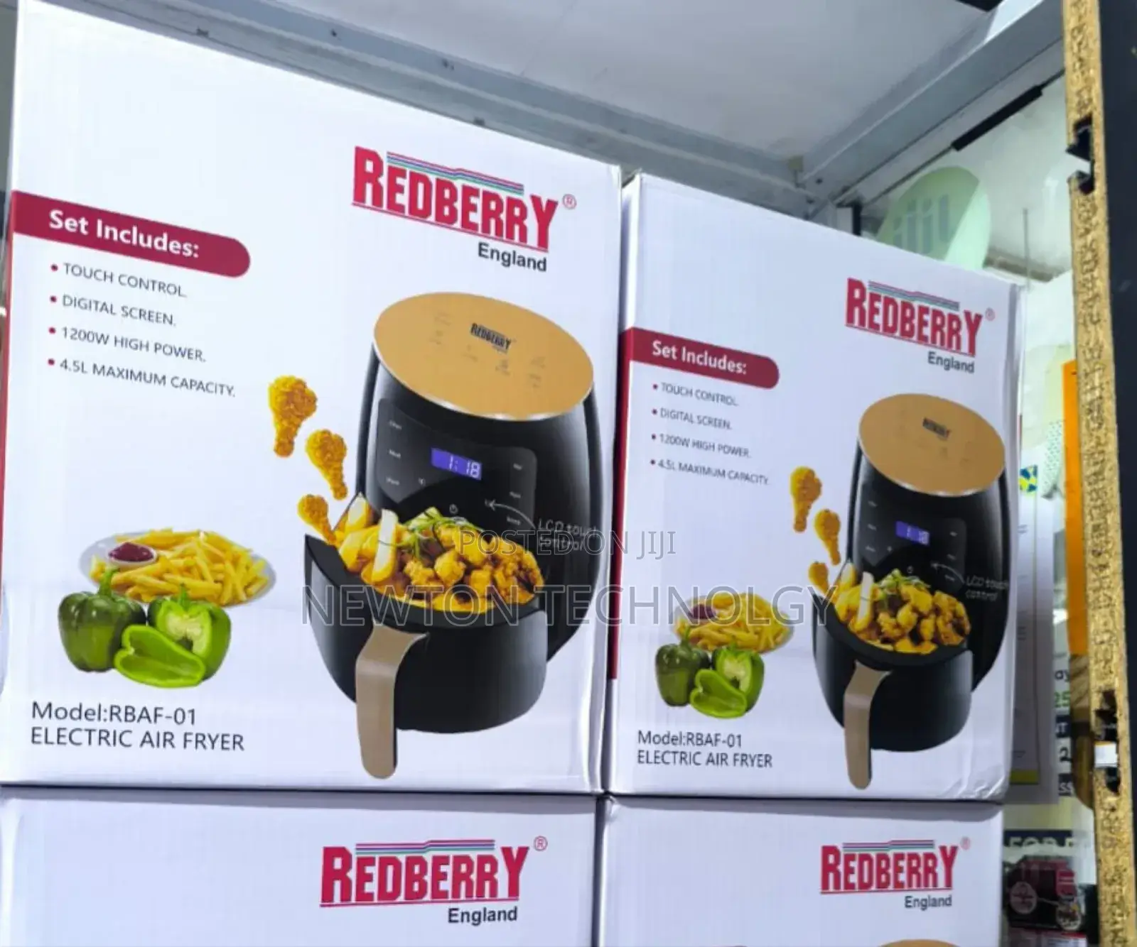 4.5 Litres Redberry Airfryer