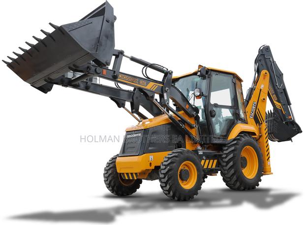 Escorts Kubota Backhoe Loader - main view