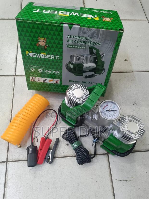 Newbeat Mobile Air Compressor 
150 Watts, NBT-Aac-150a Automobile.