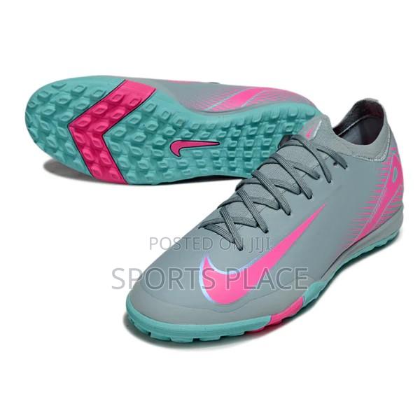 New Nike Grey Prism Air Zoom Vapor 16 Pack Elite Football Trainers