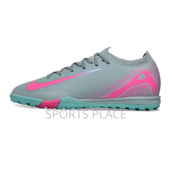 New Nike Grey Prism Air Zoom Vapor 16 Pack Elite Football Trainers