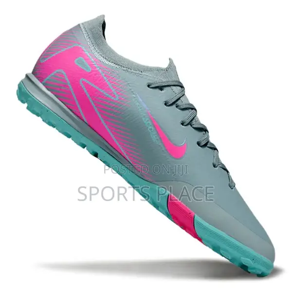 New Nike Grey Prism Air Zoom Vapor 16 Pack Elite Football Trainers