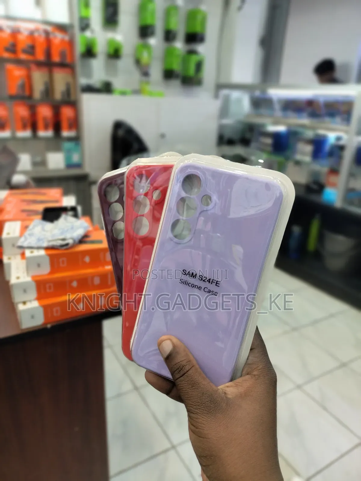 S24fe Silicone Phone Case!!