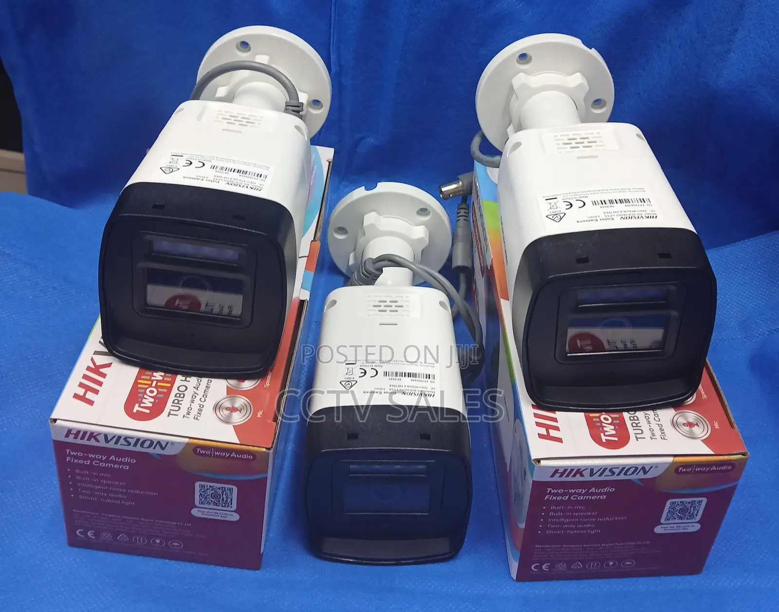 Poe Compatible Outdoor Bullet Ds-2ce16d0t-LPTS Two-Way Audio Camera