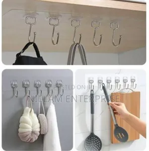 5 in 1 Strong Adhesive Wall Hooks
