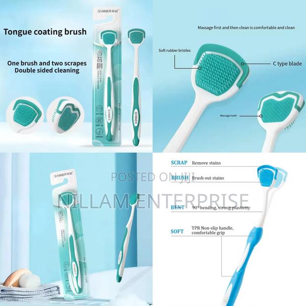 Silicone Tongue Cleaner
Arc Design Double Sided