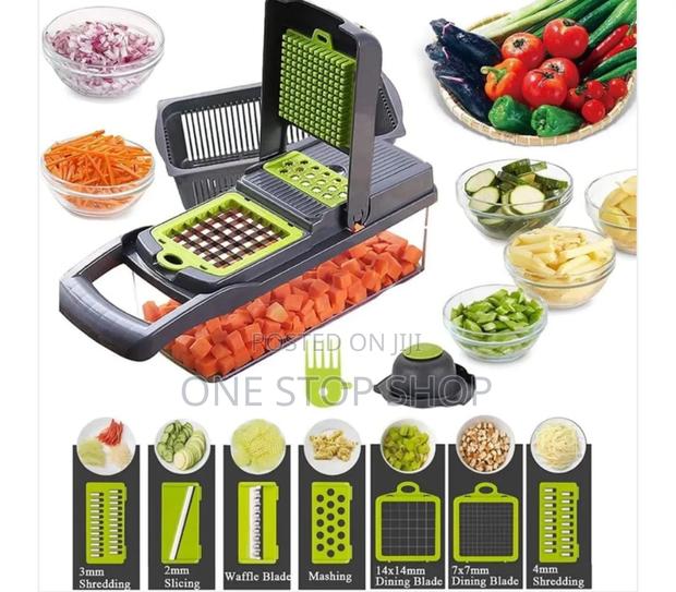 12in1 Vegetable Cutter in Different Sizes - main view