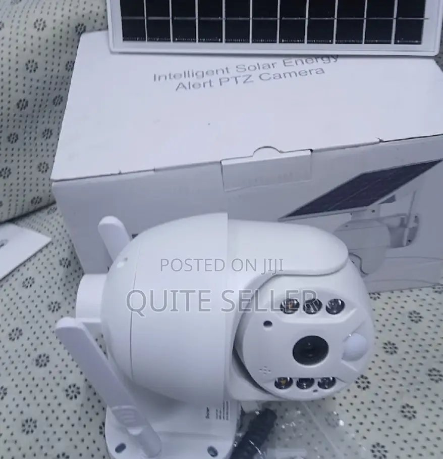 ( Ubox 4g PTZ Solar Wifi Security Camera) -- (Reliable Battery Backup)