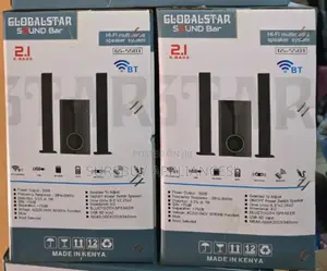 2.1ch Globalstar Sub Woofer System Bt/Usb/Fm Tall Boy