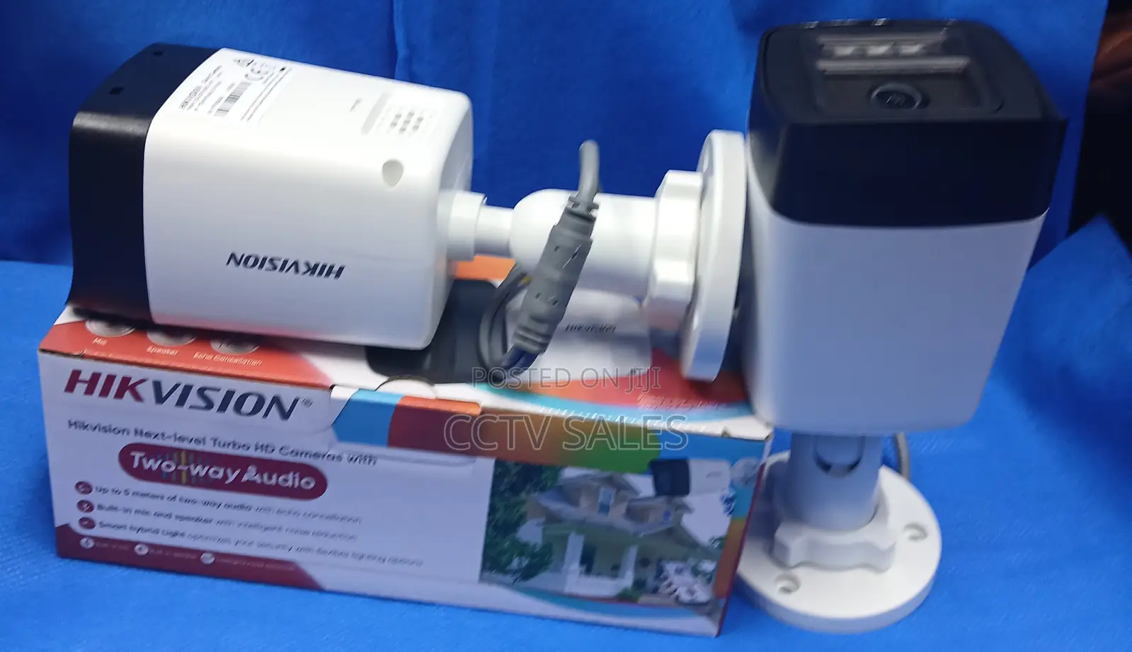 3.6mm 2mp Outdoor Two-Way Audio Turbo Hd Audio Fixed Bullet Camera