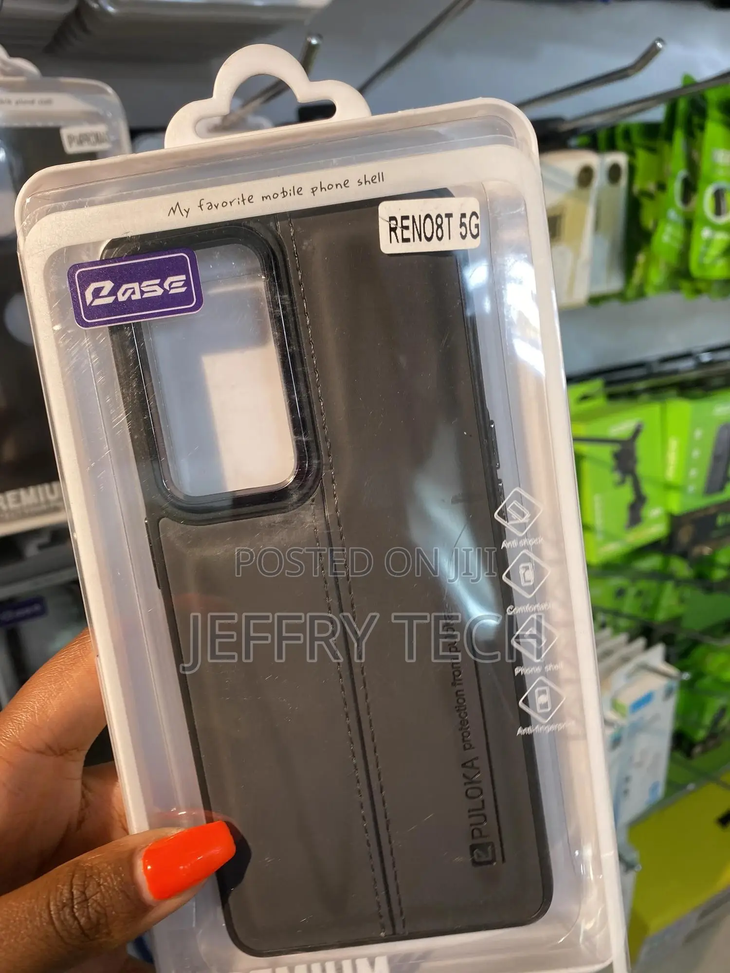 Rtistque Oppo Reno 8t 5g Pu Leather Back Cover Drop Protection