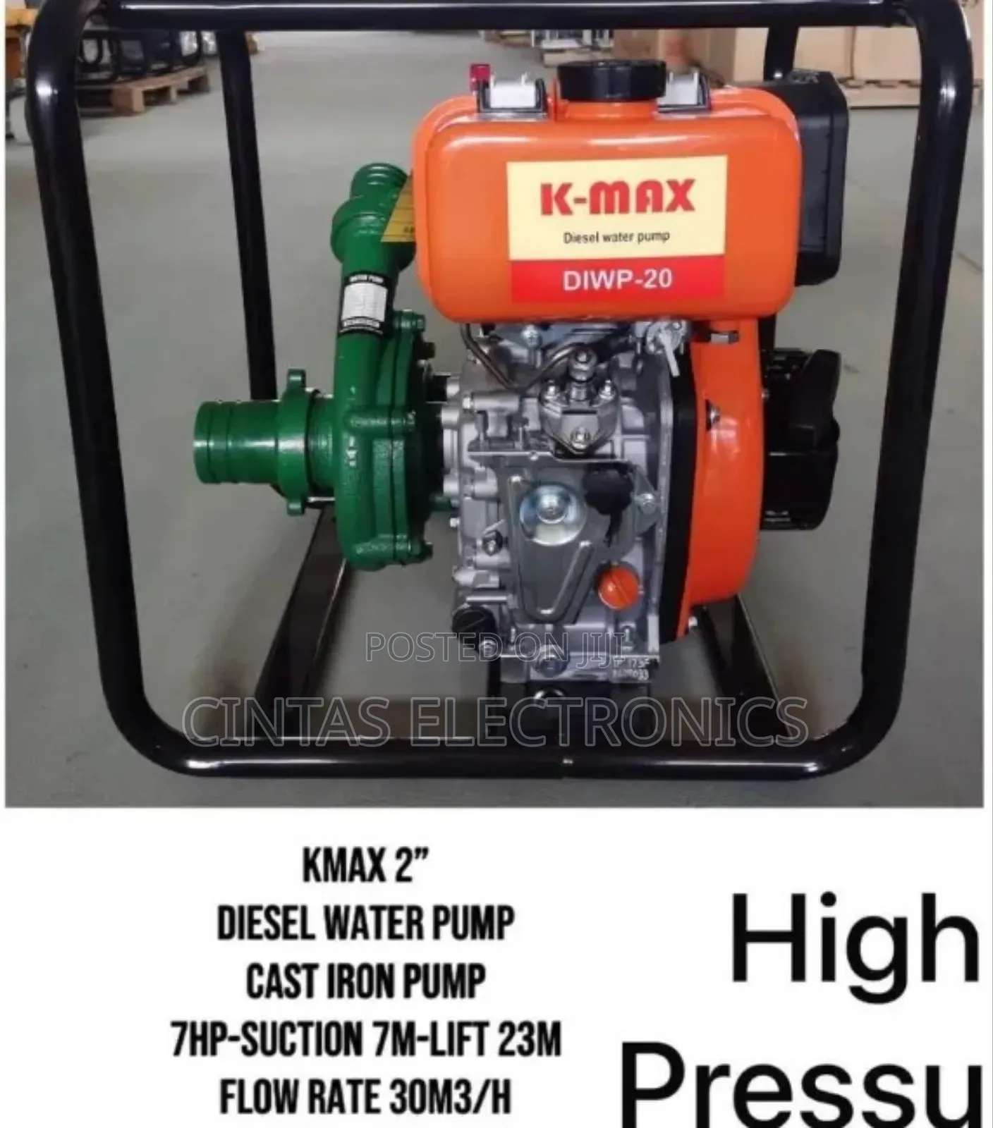 2" Diesel Water Pump High Pressure