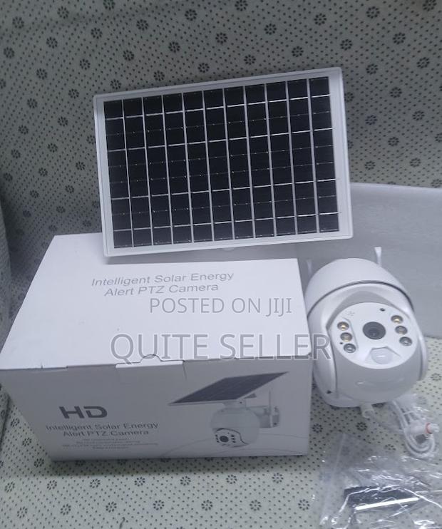 ( Wifi Security Camera )- Ubox Sl100 4g PTZ Solar Wifi Security Camera