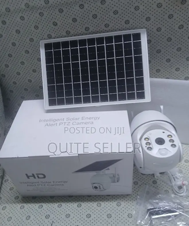 ( Wifi Security Camera )- Ubox Sl100 4g PTZ Solar Wifi Security Camera
