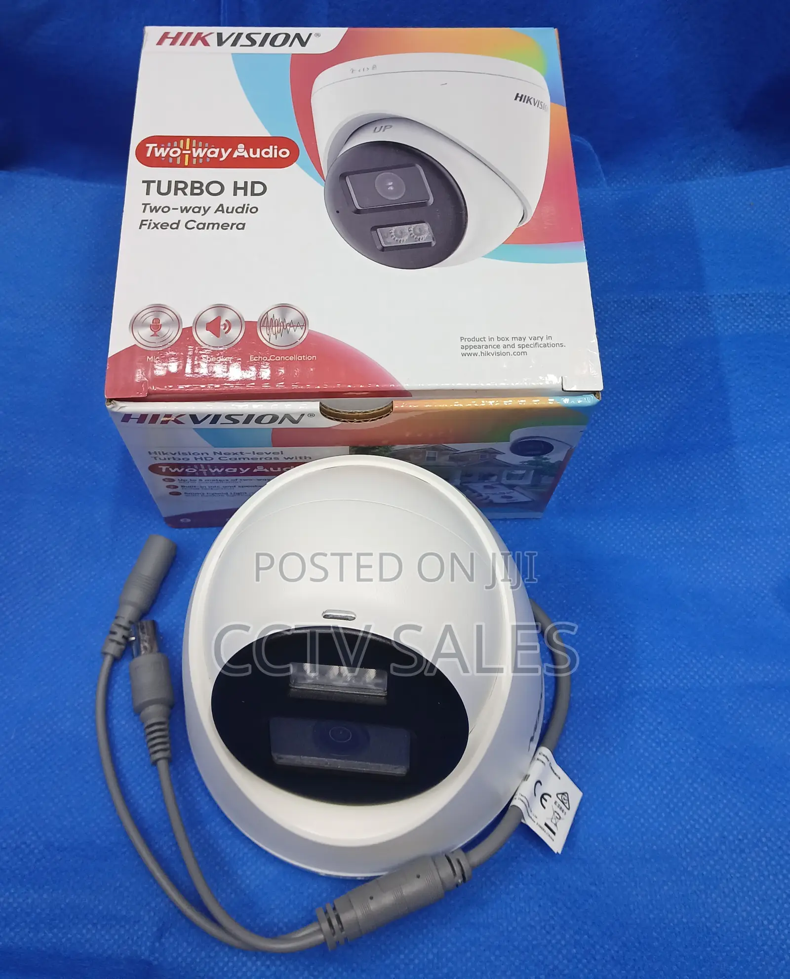 High Definition Image Quality Dome Two-Way Audio Indoor CCTV Camera