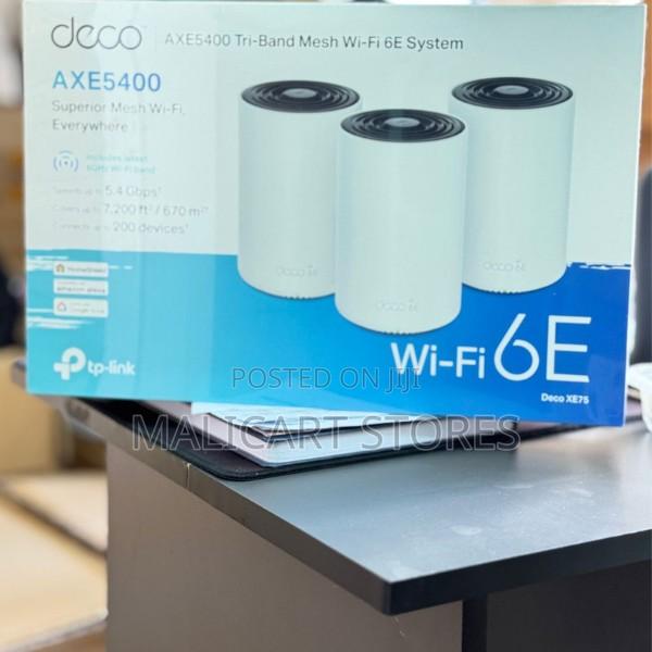 Tp-Link Deco Xe75 Axe5400 Wireless Tri-Band Gigabit Mesh Wi-Fi System - main view