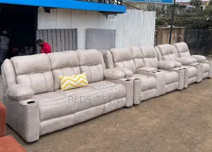 Vibrant 7 Seater Semi Recliner Sofa 3,2,1,1