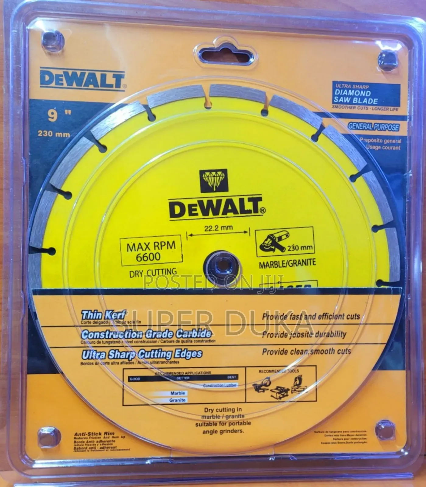 9" Dewalt Diamond Disk.