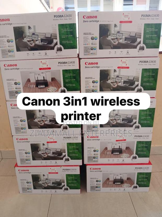 Pixma-G3430 Canon Wireless 3 in 1 Printer, Wifi-Enabled