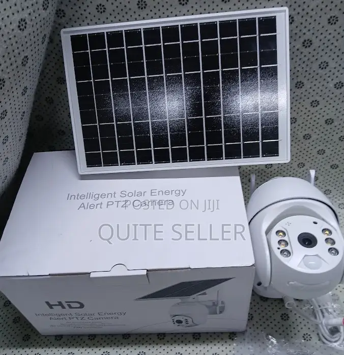 Ubox 4g Wifi Solar Camera CCTV PTZ 3mp ; Full Color Ir Night Vision
