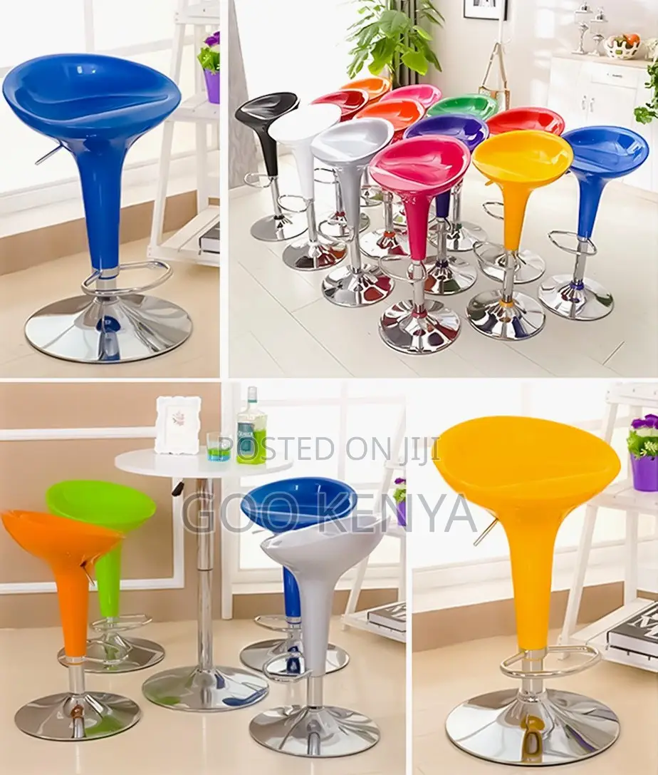 Bar Stool; Slimline Plastic Bar Stool