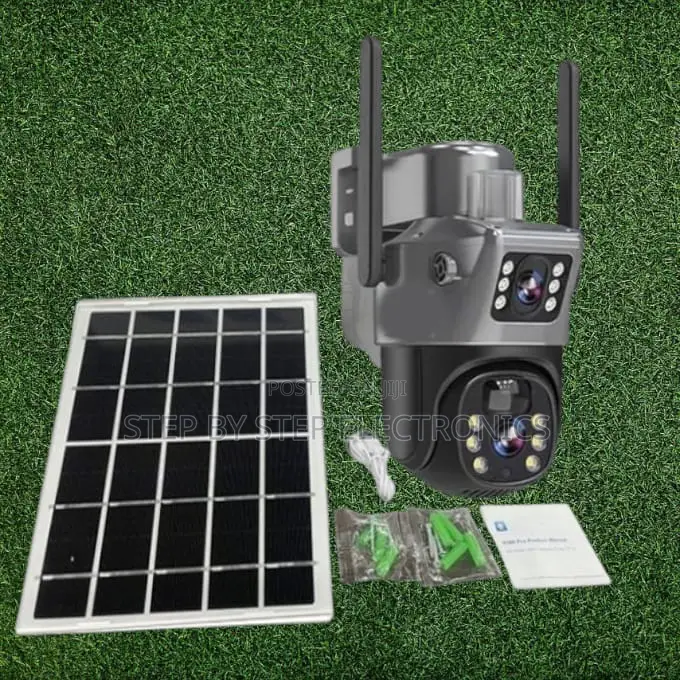 Solar 4g Dual Lens CCTV Camera With Night Vision, Motion Detection