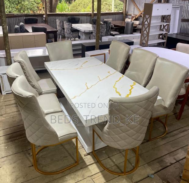 Vibrant 8 Seater Dining Set