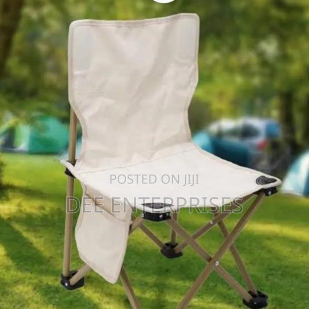 Foldable Metallic Frame Waterproof Canvas Camping Chair - main view
