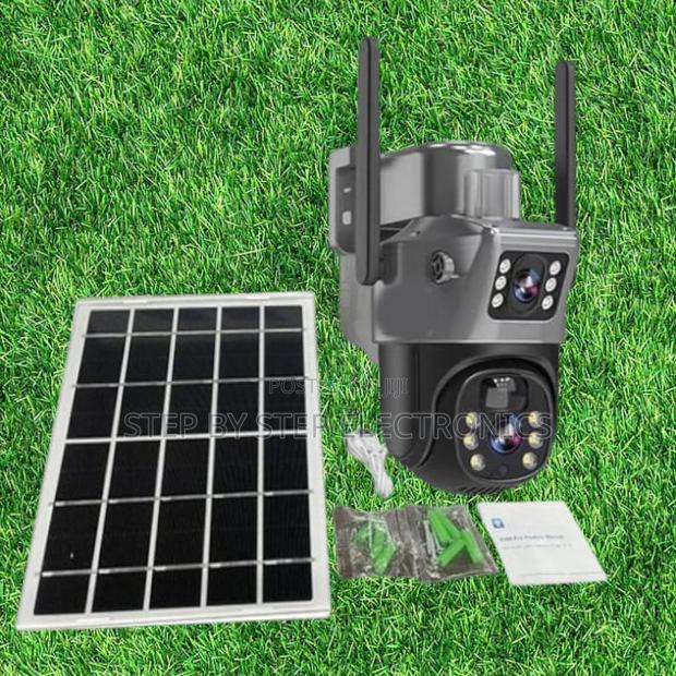 Wireless Dual Lens Solar 4g CCTV Camera – Remote Mobile Access
