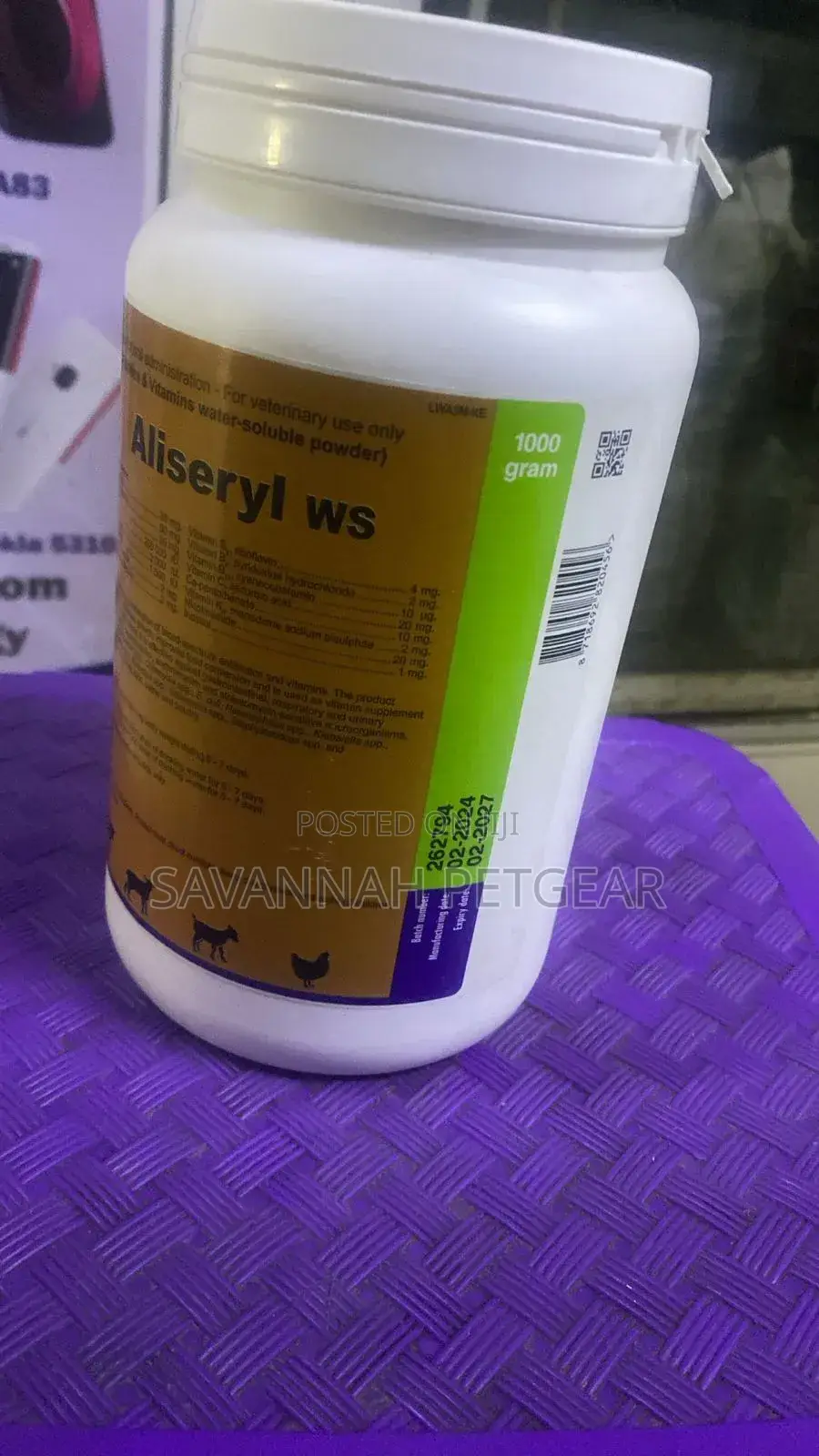 Aliseryl Ws, a Water-Soluble Powder for Veterinary Use - 1 Kg