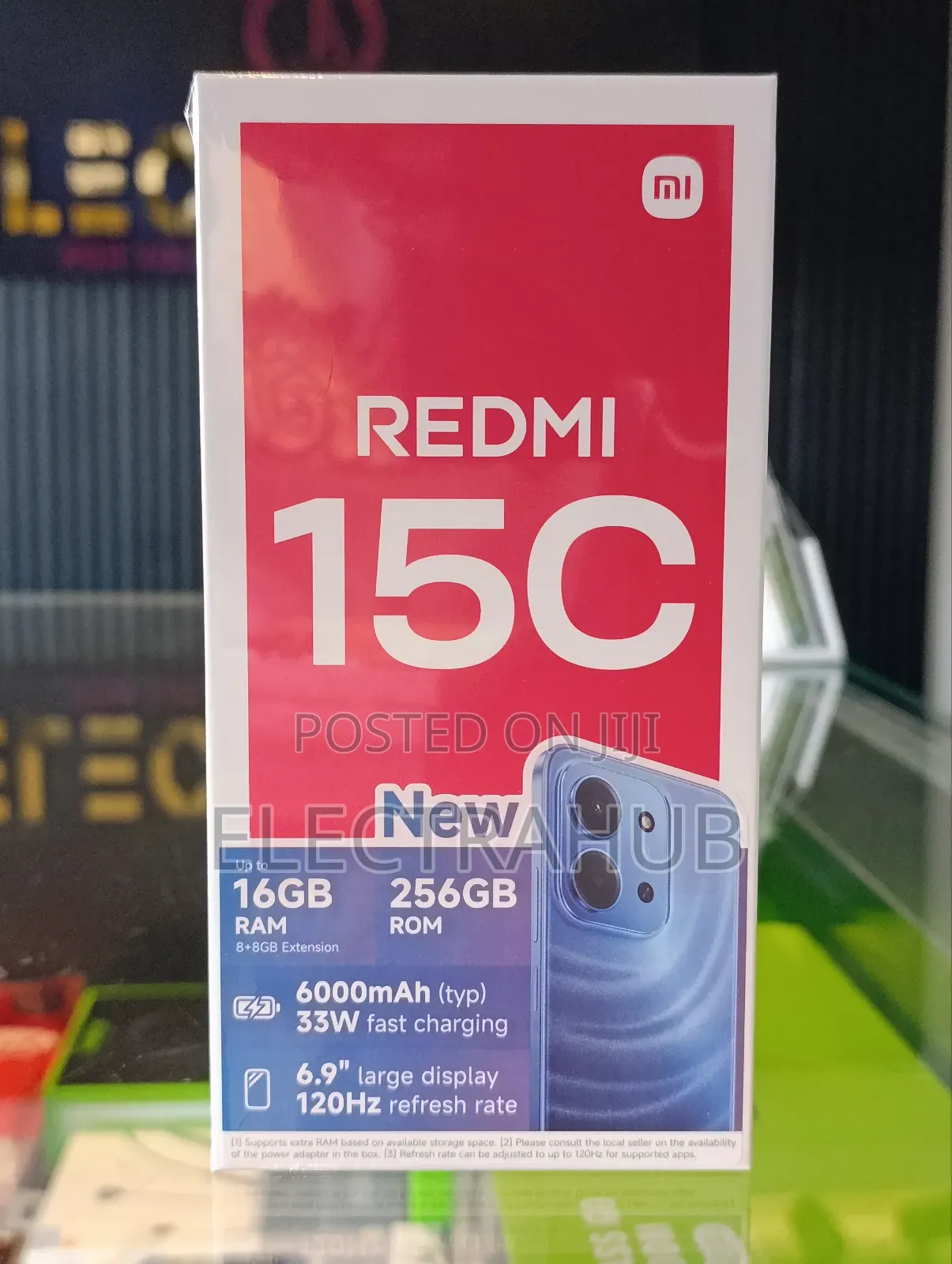 New Xiaomi Redmi 15C 4G 256 GB Black