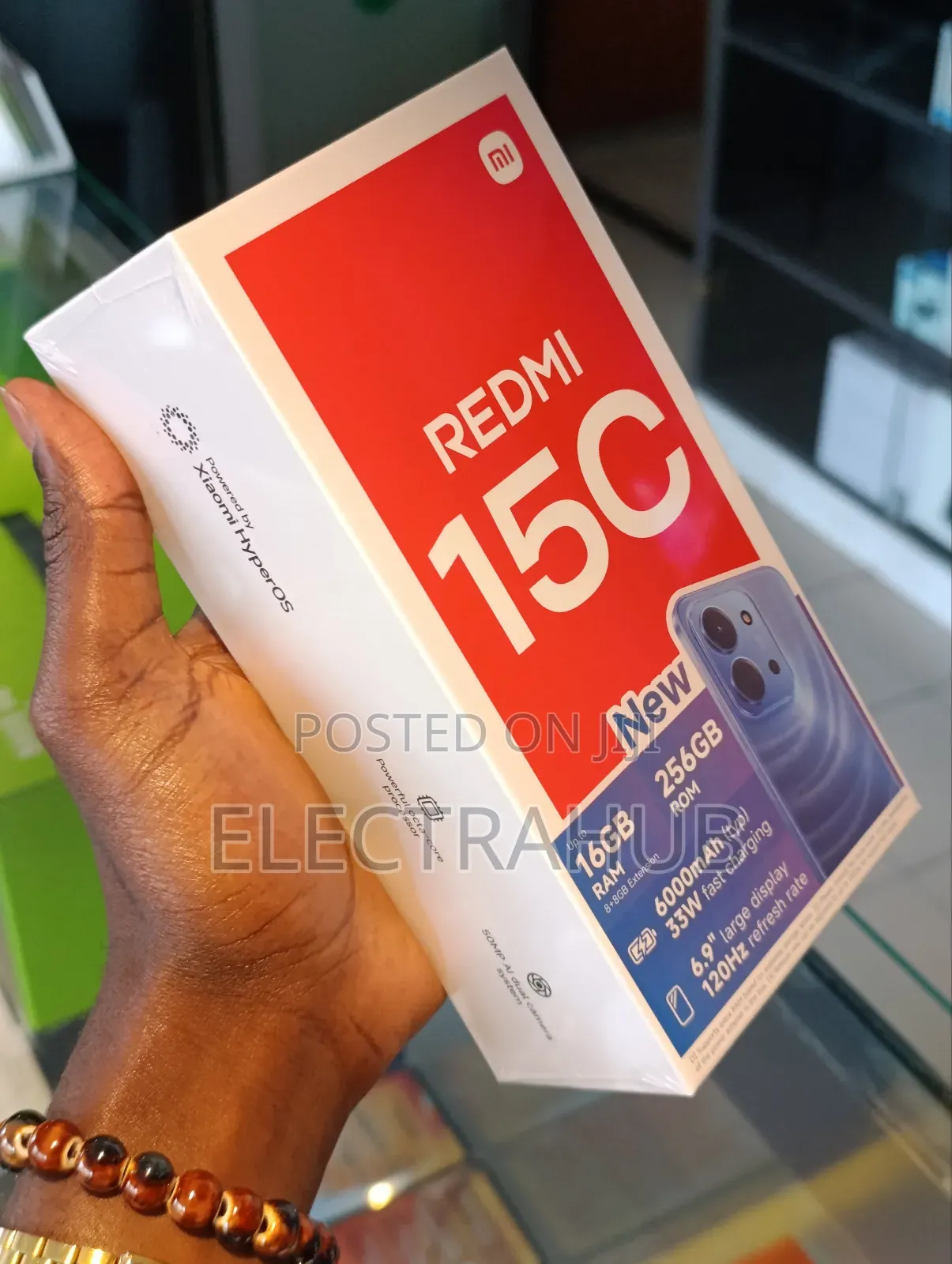 New Xiaomi Redmi 15C 4G 256 GB Black
