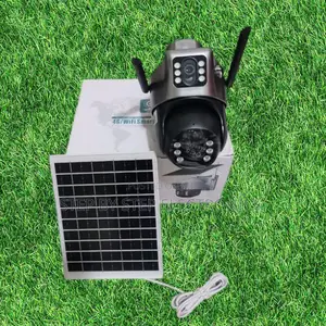 Dual Lens 4g Sim Support Solar CCTV Camera With Night Vision