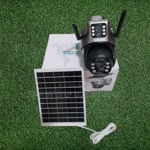 4g Lte Dual Lens Outdoor Surveillance Solar CCTV Camera