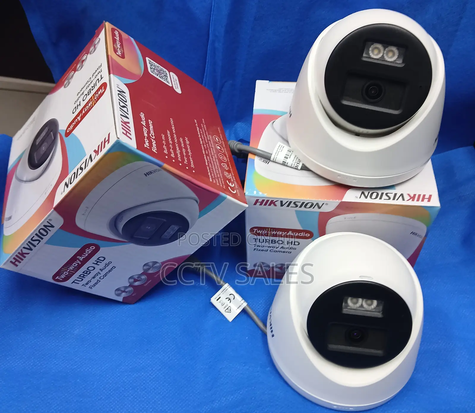 Wired Easy Installation Ds-2ce78d0t-LTS 2mp Two-Way Audio CCTV Camera