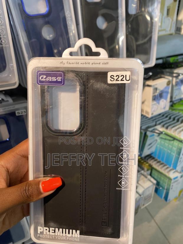 Dvtech Samsung Galaxy S22 Ultra Leather Back Case - main view