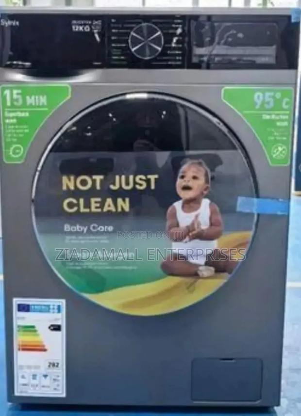 Syinix 12kg Front Load Washing Machine - main view