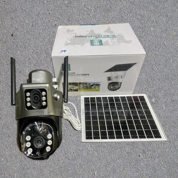 4g Sim Dual Lens View Outdoor Solar CCTV Security Surveillance Camera