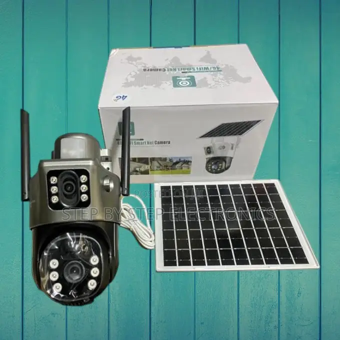 4g Dual Lens CCTV Solar Camera With Remote Monitoring