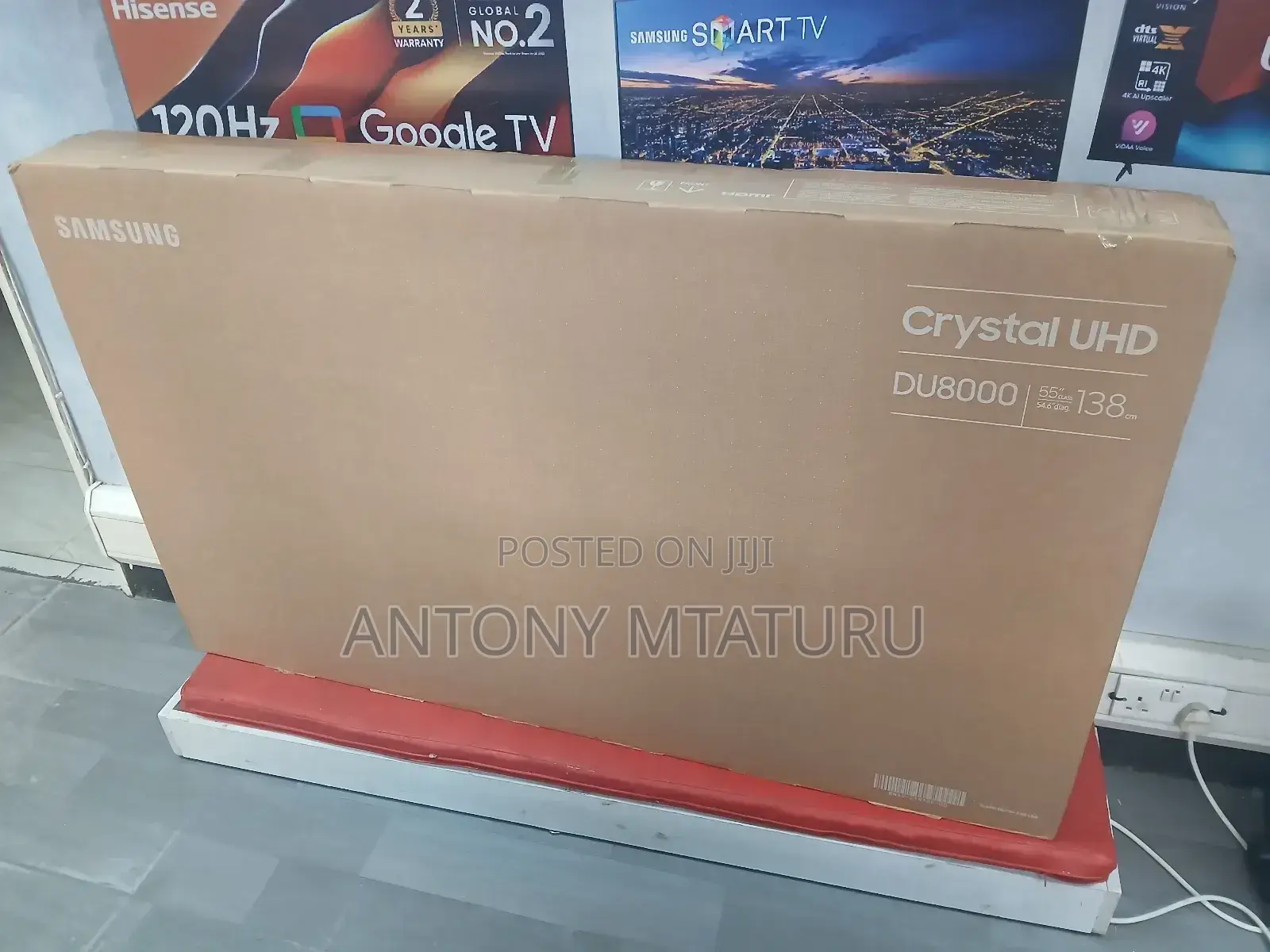 Samsung 55′′ 55du8000 Crystal Uhd HDR Tv