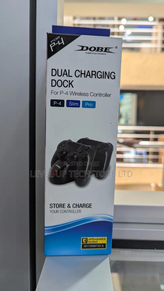 Dobe Dual Charging Dock Black for /Ps4 Slim/ Ps4 Pro Controller