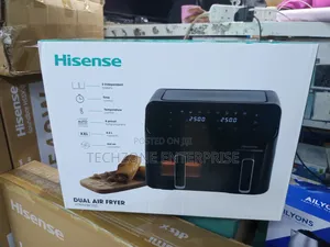 Hisense 8.6l Dual Airfryer H09afbk2s5 8 Preset Functions 