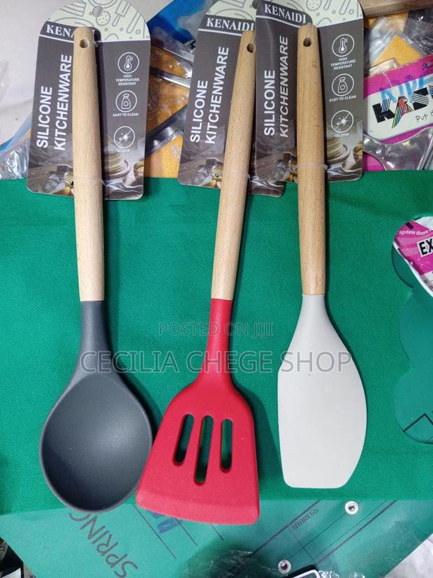 Silicone Serving Spoons - main view