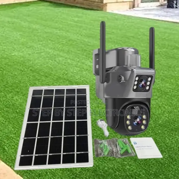 4g Dual Lens PTZ Solar CCTV Camera for Outdoor Security