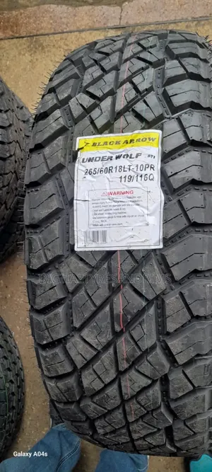 265/60r18 Black Arrow Tyres Brand New