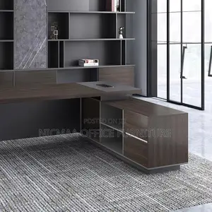Office Desk: 2.4m Advanced Modern Bold Functional Desk