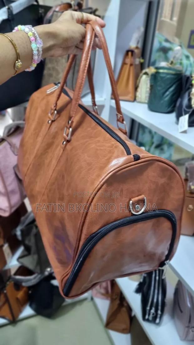 Classy Brown Travel Bag - thumbnail 4