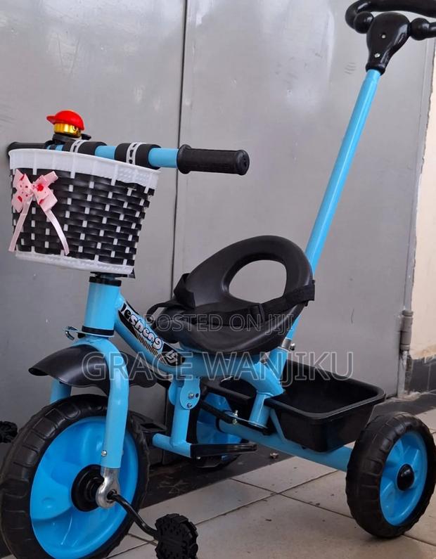 Tricycle With Push Handle - thumbnail 3