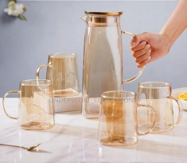 Jug and 5 Glasses - main view