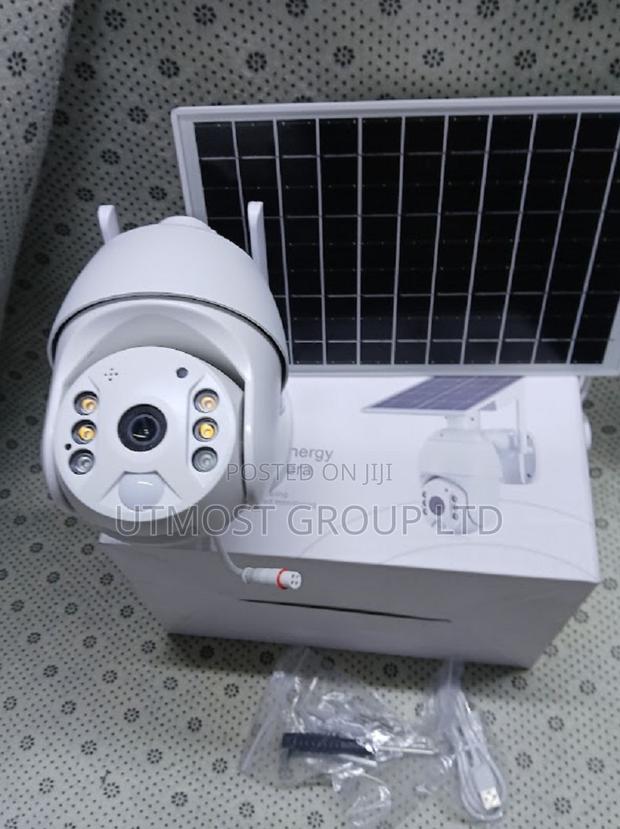 Ubox Solar Powered 4g GSM PTZ 360 Camera Battery + Solar Power Supply